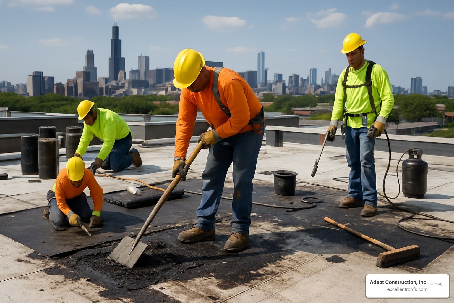 Roof Rescue 101: Solving Commercial Flat Roof Issues Across Illinois