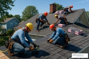 residential roof installation