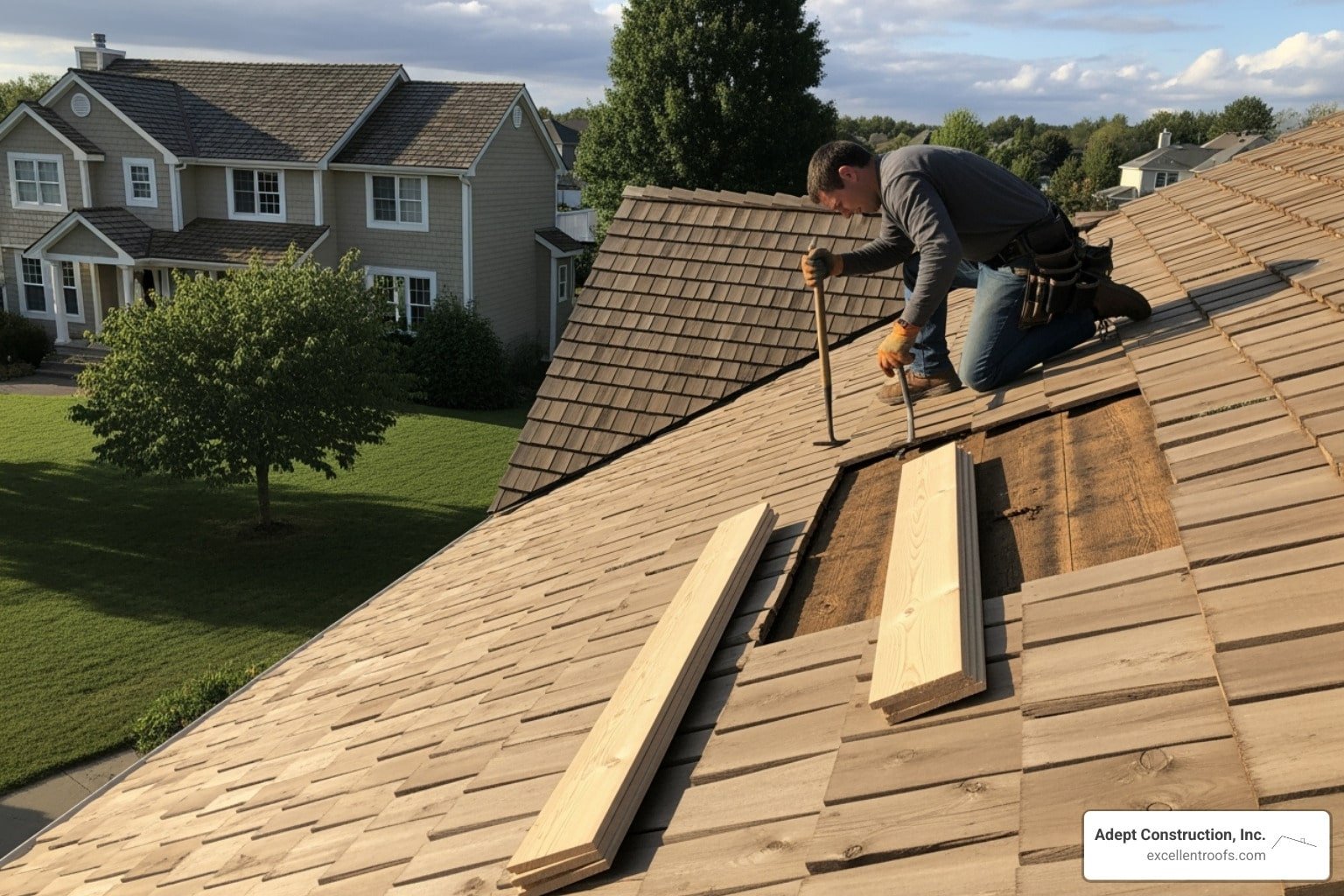 cedar roof repair naperville