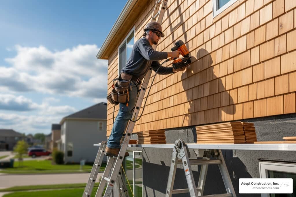 cedar shake siding installation cost