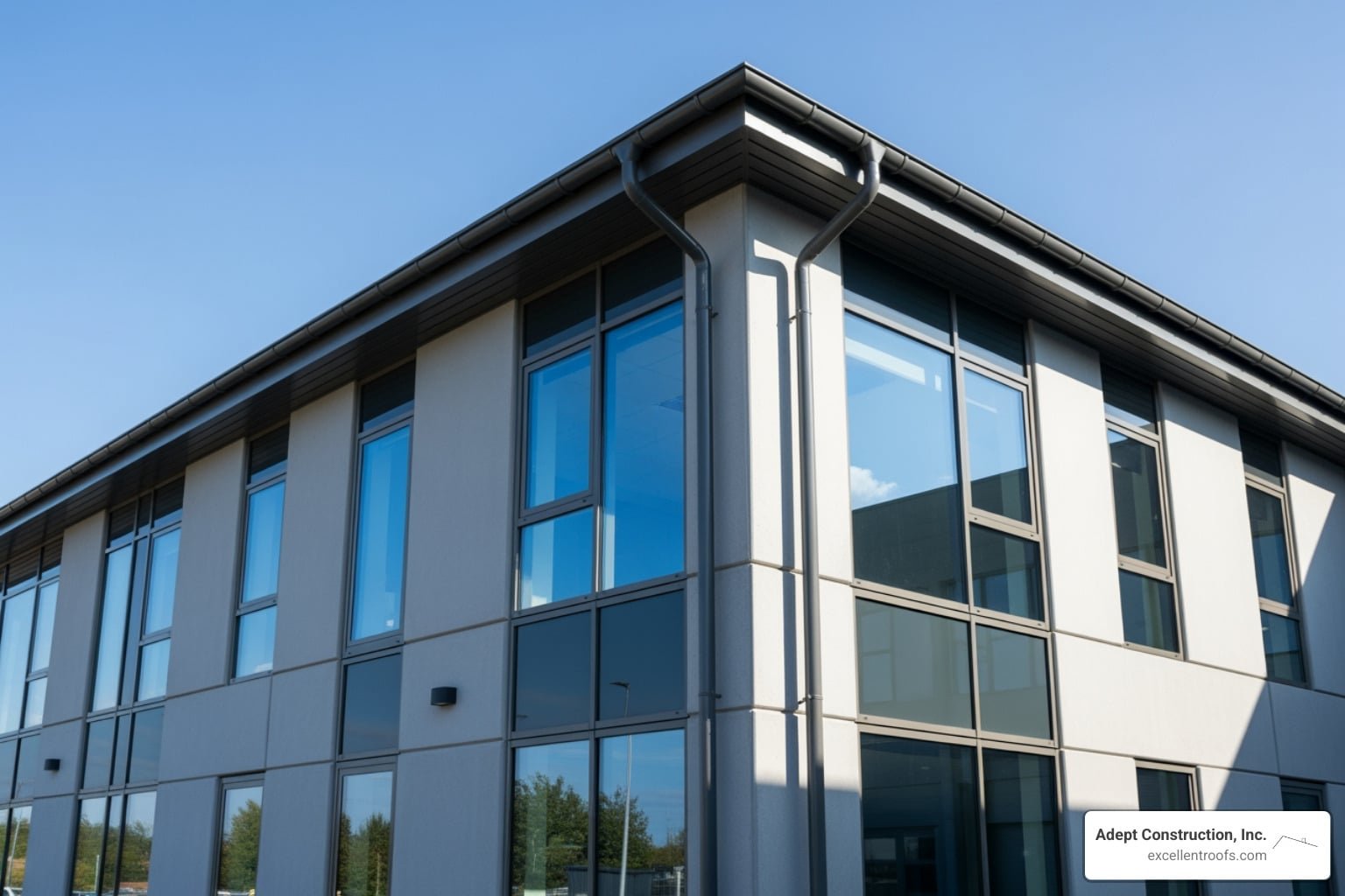 Commercial gutter replacement