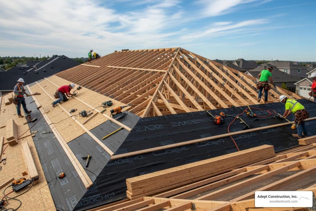 residential roof construction