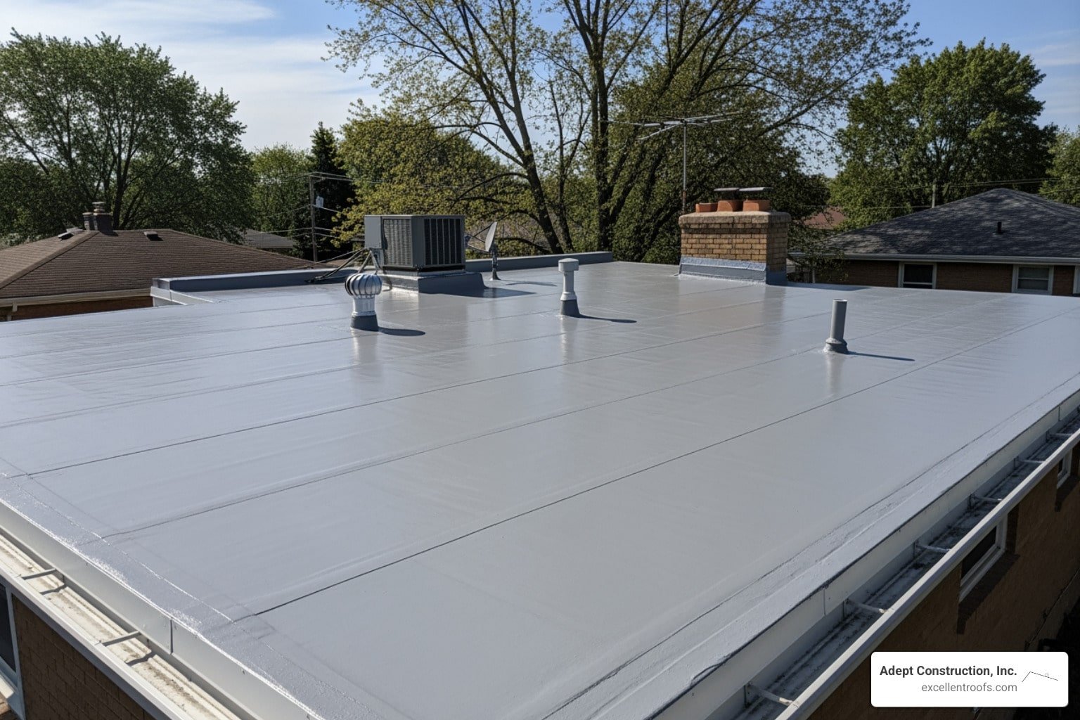 residential flat roof coating