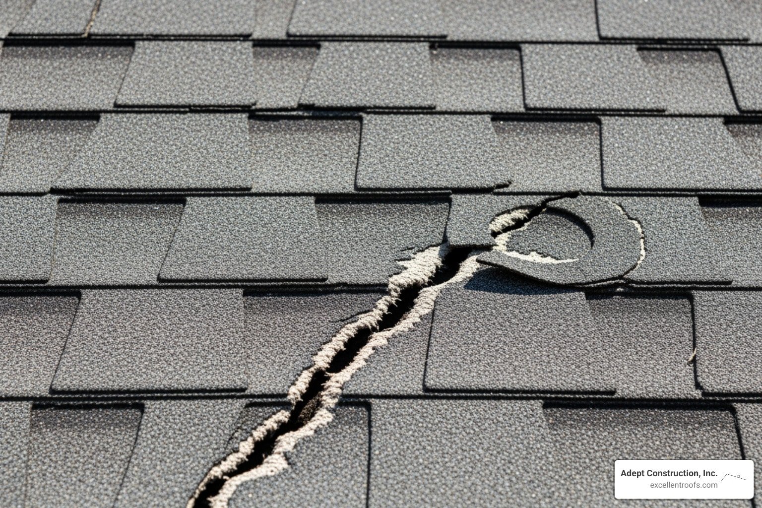 replacing a shingle asphalt roof shingle