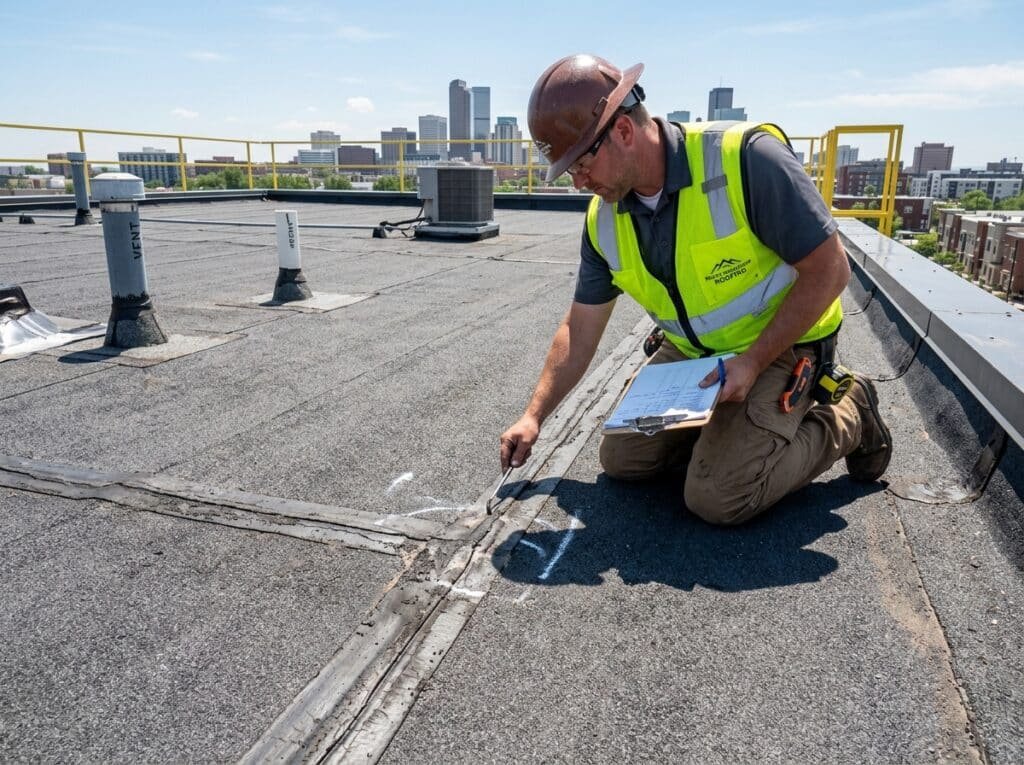 modified bitumen leak repair