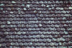 old roof replacement weathered residential roof curling shingles