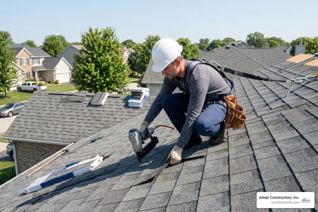 asphalt shingle roof installation