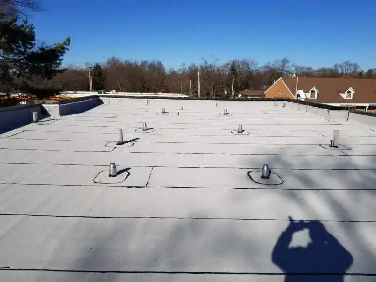 Commercial flat roof in Naperville, IL